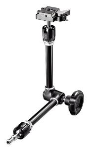 Manfrotto Magic Arm in zwei Ausfhrungen 143 hlt fester, 244 ist praktischer in der Bedienung. Befestigung mit Super Clamp 035 oder 635, alternativ Magnetfu